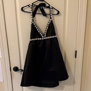 Alice + Olivia Laurena Embellished Mini Dress Size 8